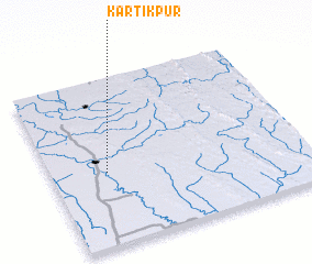 3d view of Kārtikpur