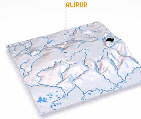 3d view of Ālipur