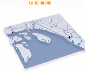 3d view of Lakshmīpur