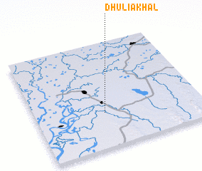 3d view of Dhuliakhāl