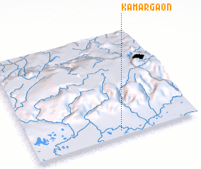 3d view of Kāmārgaon