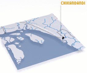 3d view of Chikandandi