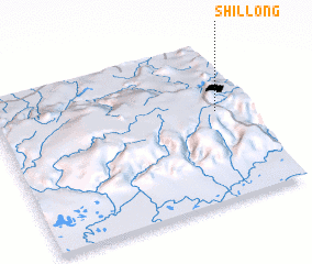 3d view of Shillong