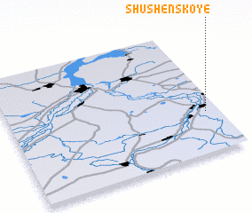 3d view of Shushenskoye