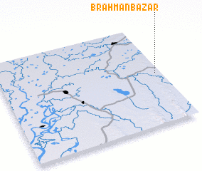 3d view of Brāhman Bāzār