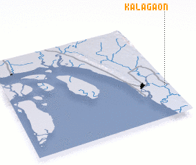 3d view of Kalagaon