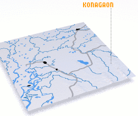 3d view of Konāgaon