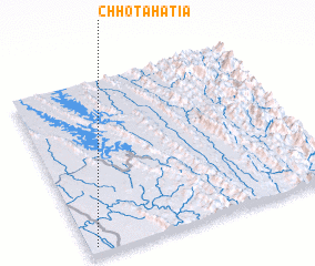 3d view of Chhota Hātia