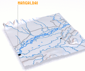 3d view of Mangaldai