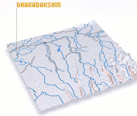 3d view of Dhākadakshin