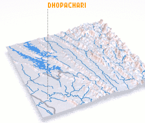 3d view of Dhopāchari