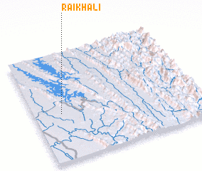 3d view of Raikhāli