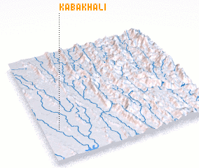 3d view of Kabākhāli