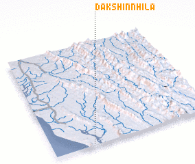 3d view of Dakshin Nhila