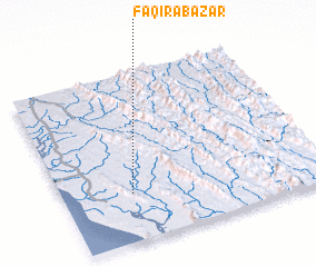 3d view of Faqīra Bāzār