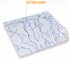 3d view of Katkāli Ghāt