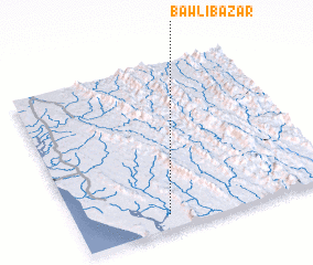 3d view of Bawli Bāzār