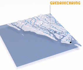 3d view of Gwedaukchaung