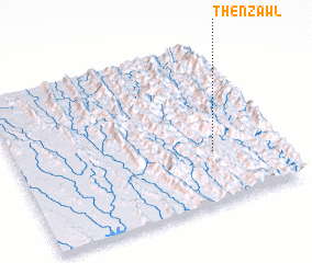 3d view of Thenzawl