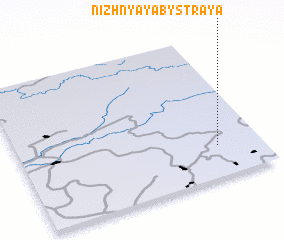 3d view of Nizhnyaya Bystraya