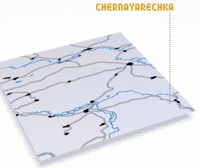 3d view of Chërnaya Rechka