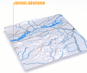 3d view of Jakhalābāndha