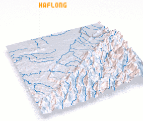 3d view of Hāflong