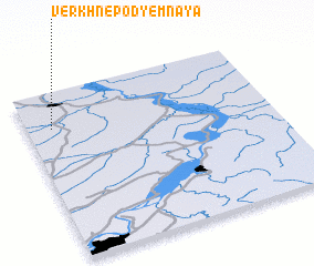 3d view of Verkhne-Pod”yëmnaya