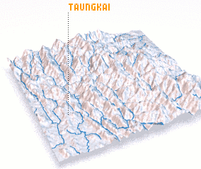 3d view of Taung Kai