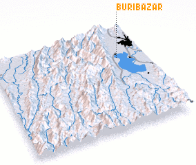 3d view of Buri Bāzār