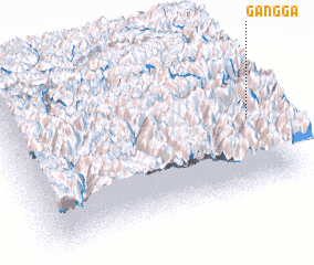 3d view of Gangga