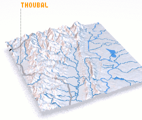 3d view of Thoubāl