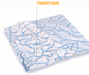 3d view of Thwekyauk