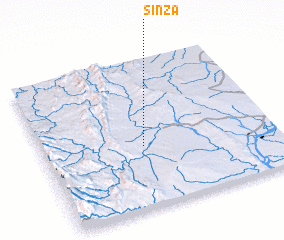 Sinza (Myanmar) map - nona.net