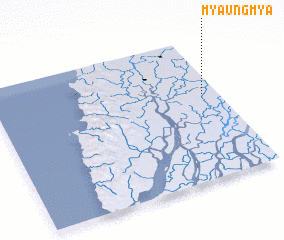 3d view of Myaungmya