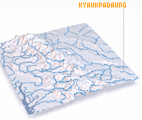 3d view of Kyaukpadaung