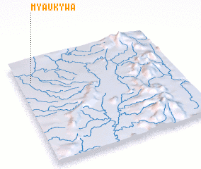 3d view of Myauk-ywa