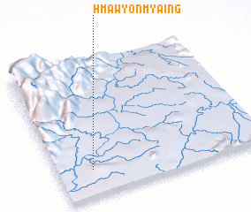 3d view of Hmawyonmyaing