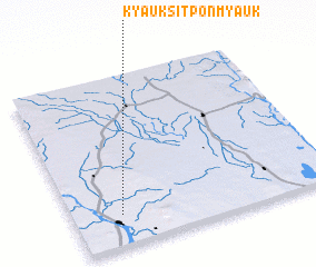 3d view of Kyauksitpon Myauk