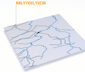 3d view of Malyye Klyuchi