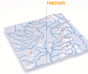 3d view of Thazigon