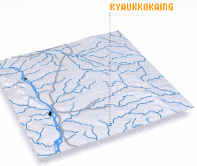 3d view of Kyaukkokaing