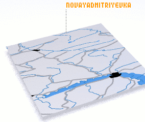 3d view of (( Novaya Dmitriyevka ))