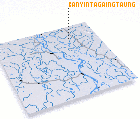 3d view of Kanyintagaing Taung
