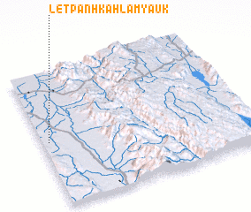 3d view of Letpanhkahla Myauk