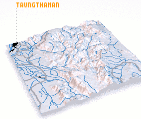 3d view of Taungthaman