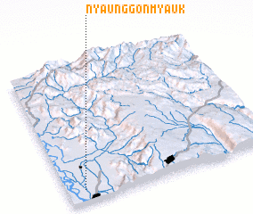 3d view of Nyaunggon Myauk