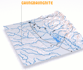 3d view of Gaung Baung Ni Tē