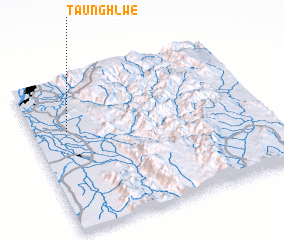 3d view of Taunghlwe