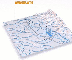 3d view of Aunghla Tē